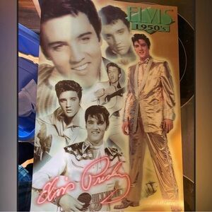 Collectable Elvis Presley 3D sign